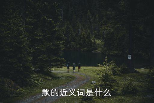 飄的近義詞，漂的近義詞