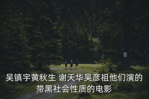 東莞仔和吳彥祖合作的電影，吳彥祖成龍演的電影叫什么吳彥主在里面演警察的兒子組織的團(tuán)體專