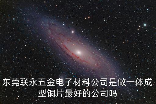 東莞聯永五金電子材料公司是做一體成型銅片最好的公司嗎