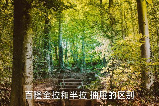 百隆全拉和半拉 抽屜的區別