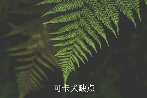  可卡犬缺點