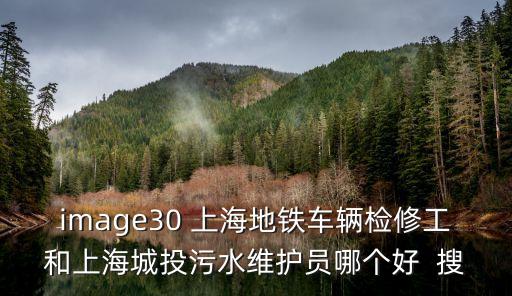 image30 上海地鐵車輛檢修工和上海城投污水維護員哪個好  搜