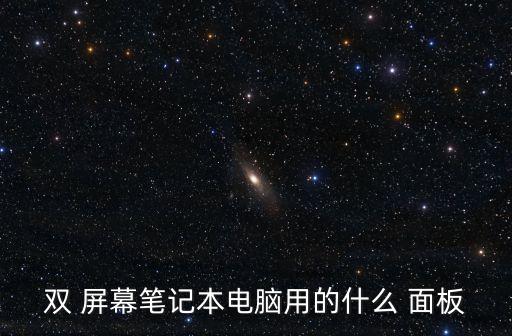 雙 屏幕筆記本電腦用的什么 面板