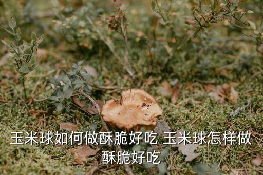 玉米球如何做酥脆好吃 玉米球怎樣做酥脆好吃