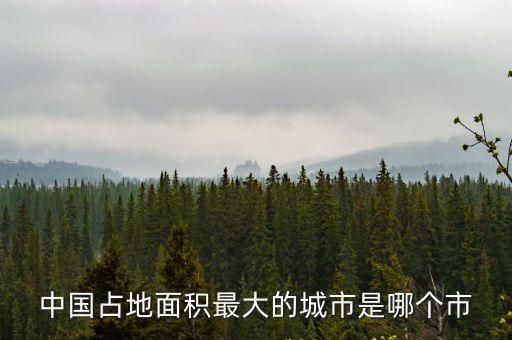 中國占地面積最大的城市是哪個市