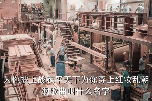 為你披上戰衣平天下為你穿上紅妝亂朝綱歌曲叫什么名字