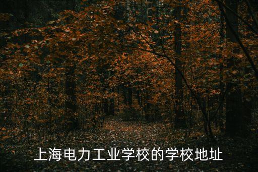 上海市劍川路電力，上海市閔行區劍川路上的那個電力資源高級培訓中心是屬于高中還是大