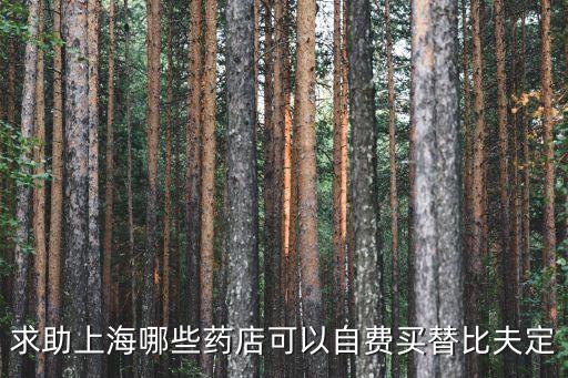 求助上海哪些藥店可以自費買替比夫定