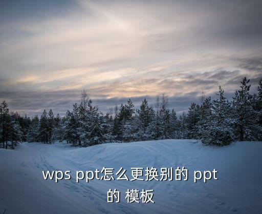 ppt替換模板,教你用ppt制作演示文稿!