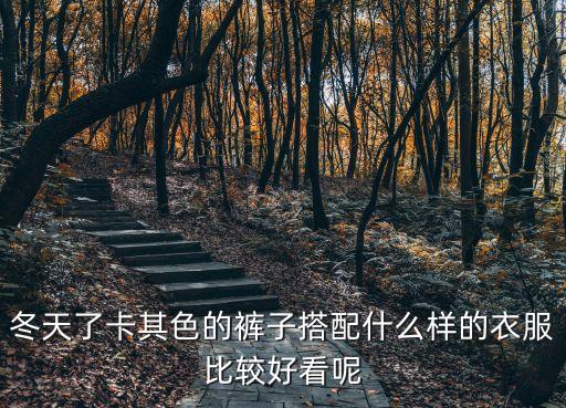 卡其色褲子，卡其色的褲子適合穿什么顏色的衣服和鞋子