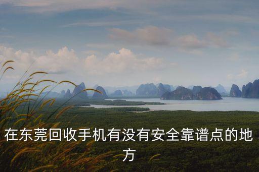 在東莞回收手機(jī)有沒有安全靠譜點(diǎn)的地方