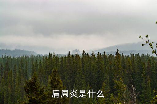 肩周炎，肩周炎