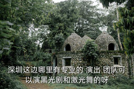 深圳這邊哪里有專業的 演出 團隊可以演黑光劇和激光舞的呀