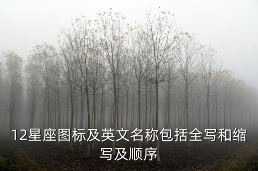 天蝎座標志，十二星座圖標