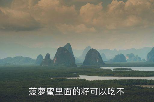 菠蘿蜜的籽可以吃嗎，菠蘿蜜里面的籽可以吃不
