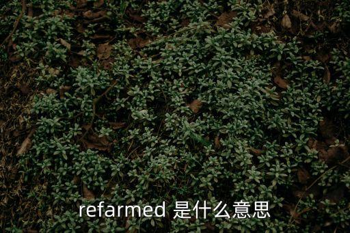 reformed，refarmed 是什么意思