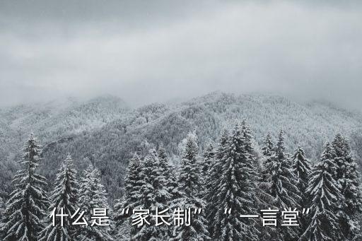 一言堂,上下同欲這個詞有何含義?