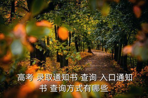 高考錄取查詢系統入口,高考錄取通知4查詢方式:點擊進入>>