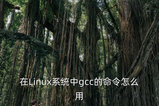 gcc命令，gcc命令怎么用