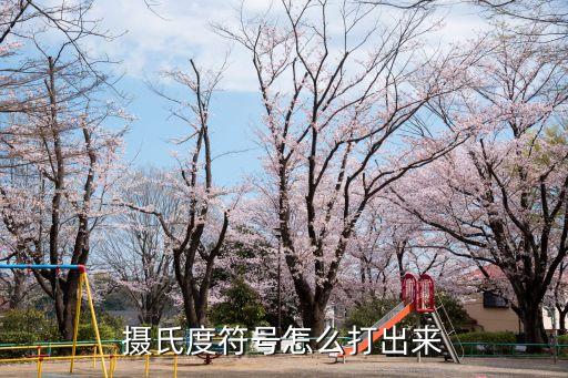 攝氏度怎么打，攝氏度符號怎么打出來