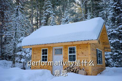 performativity是什么意思