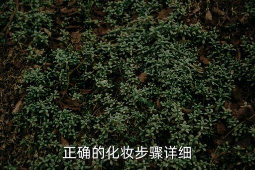 正確的化妝順序，正確的化妝步驟詳細