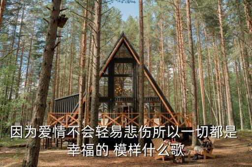 因?yàn)閻?ài)情不會(huì)輕易悲傷所以一切都是 幸福的 模樣什么歌