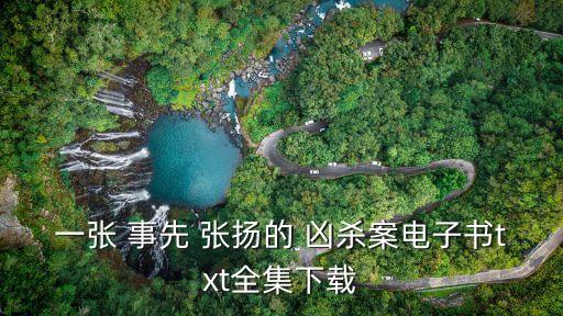 一張 事先 張揚的 兇殺案電子書txt全集下載