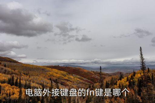 鍵盤fn是哪個鍵，電腦外接鍵盤的fn鍵是哪個