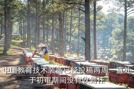 中國教育技術裝備已經投稿兩周一直處于初審期間沒有收到任