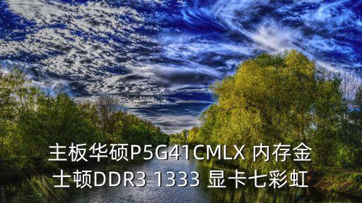主板華碩P5G41CMLX 內存金士頓DDR3 1333 顯卡七彩虹