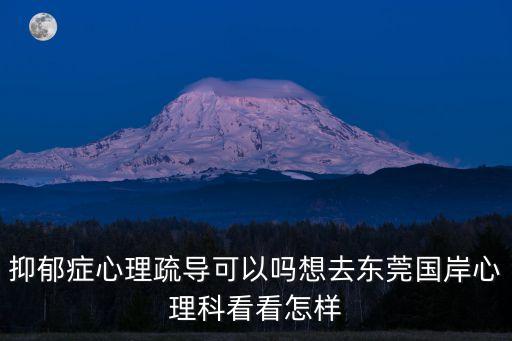 青少年抑郁癥東莞國岸精神科重點(diǎn)，抑郁癥心理疏導(dǎo)可以嗎想去東莞國岸心理科看看怎樣