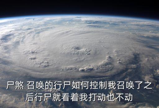 尸煞 召喚的行尸如何控制我召喚了之后行尸就看著我打動也不動