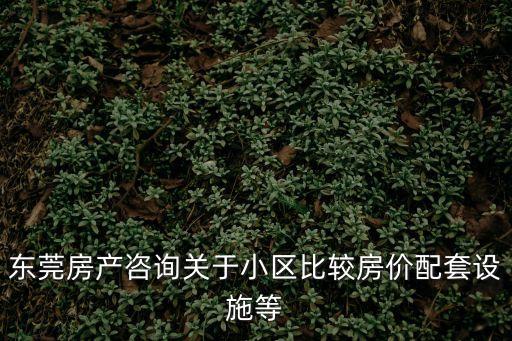 東莞2021年各鎮(zhèn)樓盤(pán)預(yù)售，房地產(chǎn)動(dòng)態(tài)