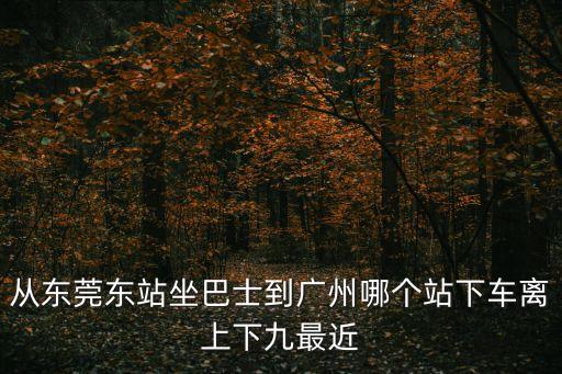 東莞東站在廣州花都哪個站下，廣州花都那個車站有去東莞市東站的具體時間點拜托了