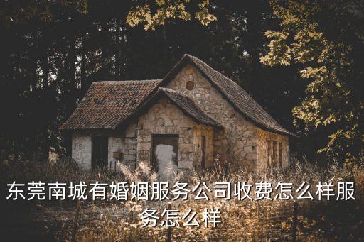 東莞有婚姻調(diào)解社工嗎，東莞南城附近是不是有個(gè)所謂的廣聚情緣婚姻服務(wù)公司