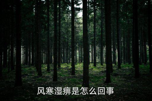 風寒濕邪，風寒濕痹是怎么回事