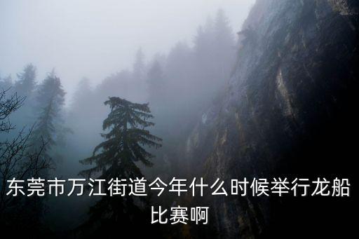 2019年東莞劃龍舟時間，請問東莞石龍今年在端午節有賽龍舟活動不