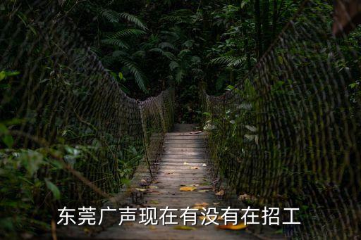 東莞廣聲現在有沒有在招工