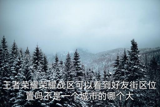 榮耀戰(zhàn)區(qū)怎么沒(méi)有東莞市，王者榮耀榮耀戰(zhàn)區(qū)怎么設(shè)置榮耀戰(zhàn)區(qū)入口在哪