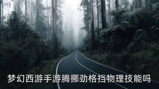 騰挪勁，夢幻西游手游騰挪勁格擋物理技能嗎