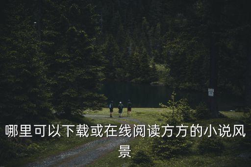哪里可以下載或在線閱讀方方的小說風(fēng)景
