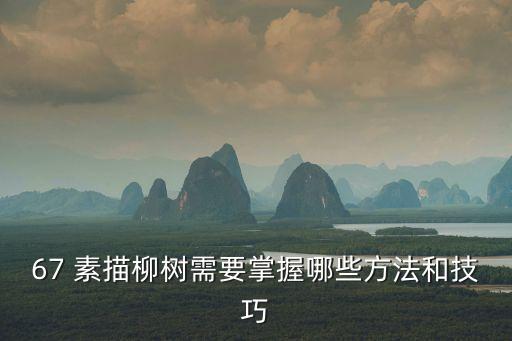 素描樹,素描枯樹色彩枯樹的繪畫步驟