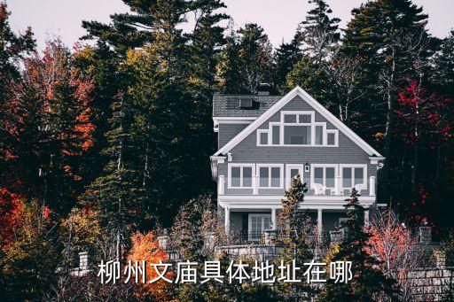 柳州文廟，柳州文廟在哪