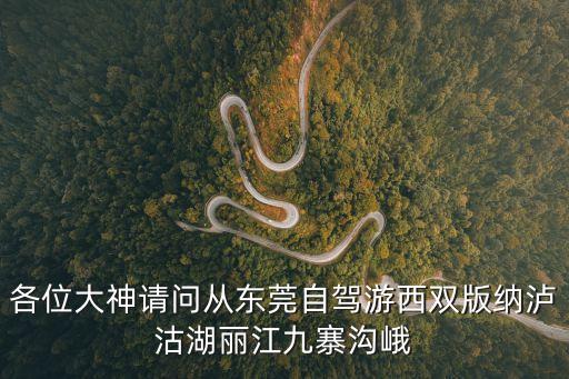 各位大神請問從東莞自駕游西雙版納瀘沽湖麗江九寨溝峨