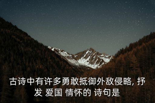 抒發愛國情懷的詩句,李清照七言絕句:活著是英雄死了就是鬼!