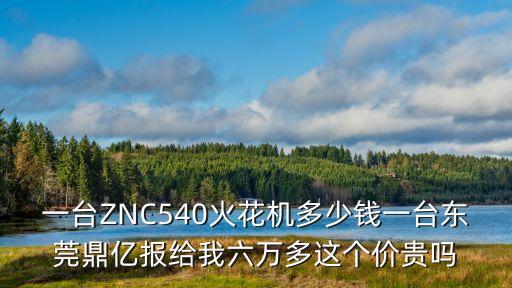 東莞臺金科技，一臺ZNC540火花機多少錢一臺東莞鼎億報給我六萬多這個價貴嗎