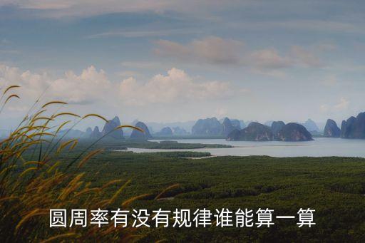 圓周率的規律，請問圓周率有沒有規律有的話簡單講講