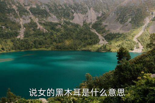 女人的黑木耳，黑木耳是什么意思