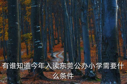 2020年東莞公辦入學公告，東莞外來工子女入學
